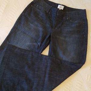 White House Black Market flare jeans.